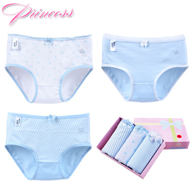 

Aili Erola girl underwear middle waist girl underwear cotton thin section simple student briefs SGD006-3 strips S