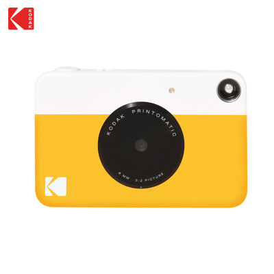 

Kodak PRINTOMATIC Polaroid Camera - это желтая и белая камера мгновенного действия (10 миллионов пикселей безцветной печати ZINK с простым цветом)