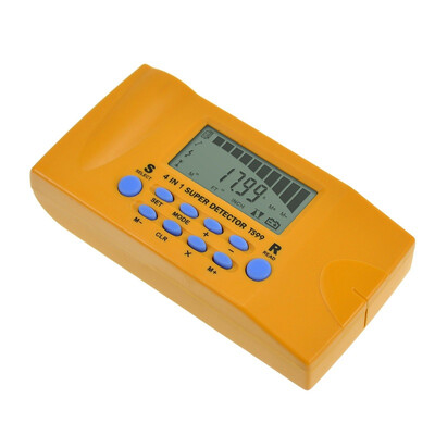 

Цифровой 4-дюймовый ультразвуковой дальномер Wood Stud Finder AC Wire Metal Detector LCD