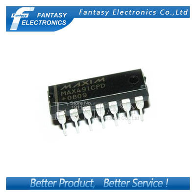 

50PCS MAX491CPD DIP14 MAX491 DIP new&original IC free shipping