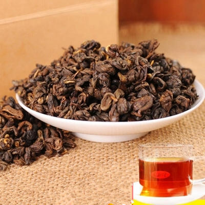 

C-PE104 Yunnan Fengqing Dianhong Black tea In bulk Cooked red Biluo tea 500g