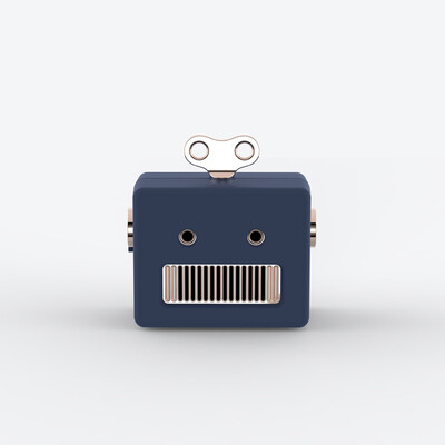 

Simple Lovely Mini Mobile Phone Bluetooth Speaker Cute Wireless Robot Speaker