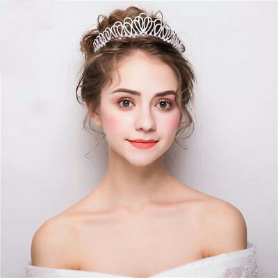 

Europe Style Luxury Wedding Headdress Elegant Tiara And Crown For Women