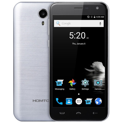 

HOMTOM HT3 5.0-дюймовый Android 5.1 3G-смартфон MTK6580 Quad Core 1.3GHz 2.5D HD-экран 1GB RAM 8GB ROM Двойные камеры GPS Smart Gestu