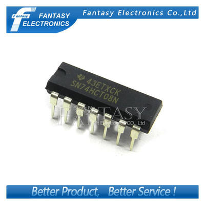 

50PCS SN74HCT08N DIP14 SN74HCT08 DIP 74HCT08 74HCT08N new and original IC free shipping