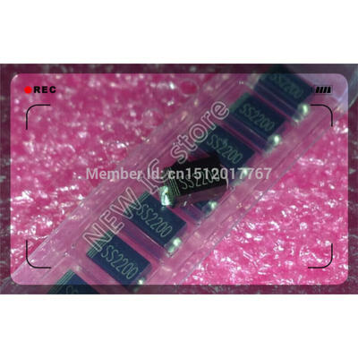 

free shipping 100% new original 100PCS SS2200 DO-214AC/SMA diode