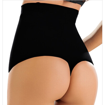 

Women High Waist Trainer Tummy Slimming Control Waist Cincher Thong G-string
