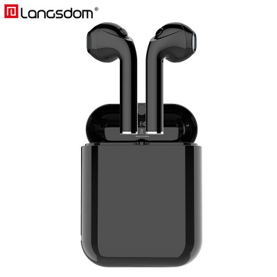 

Langsdom T7 TWS Bluetooth Earphone Headphone with Mic True Wireless Earbuds Fone Bluetooth V42 Truing Headsets for Smart Phone