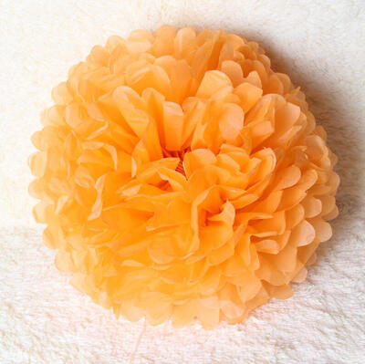 

6inch 1piece pompon Tissue Paper Pom Poms Flower Balls for wedding room Decoration Party Supplies diy craft paper flower