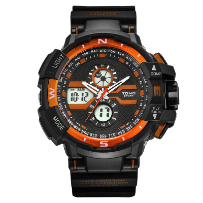 

TOMO Watches Nimitz Waterproof Series Electronic Men's Swimming Sports Watch T1002B Active Orange