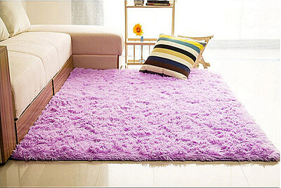 

NicerDicer ковры для дома гостиной современный пушистые против скольжения лохматого коврика 80*120см