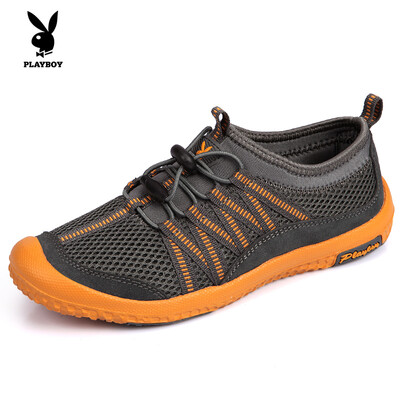 

PLAYBOY brand 2016 Summer&WinterBreathable meshSandbeach casualFashionable Korean style sandalStudentMens shoes