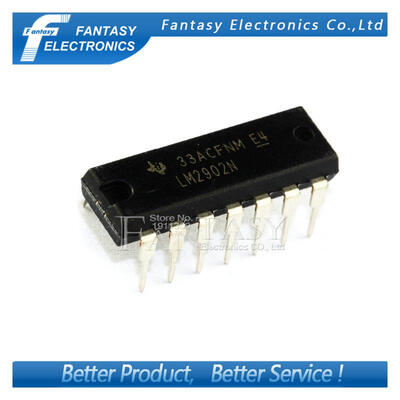 

10PCS LM2902N DIP14 LM2902 DIP LM2902P new and original IC free shipping