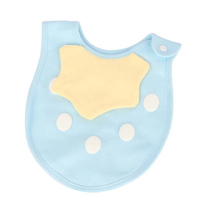 

Baby saliva towel pocket spring&summer cotton double soft&waterproof snap U-shaped feeding bib baby newborn rice pocket sm