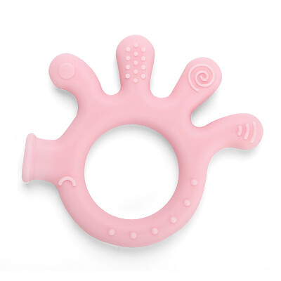 

Liu Yan baby molar stick tooth gel newborn baby bite music silicone pacifier solid teeth LB6819 powder octopus