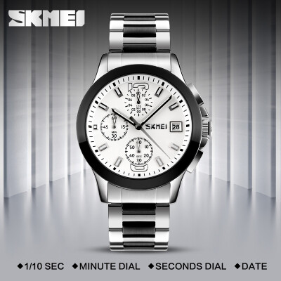 

SKMEI 9126 Mannen Business Stopwatch 30  Waterdichte Klok 2017 Top Mens Quartz Horloges Casual Relogio Masculino Casual horloges