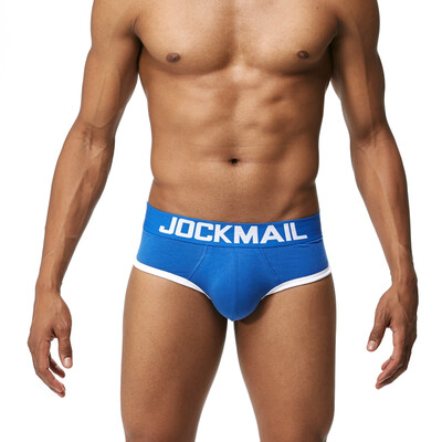 

JOCKMAIL Mens Underwear Cushion-Bottom Mens Briefs Invisible Pads Detachable