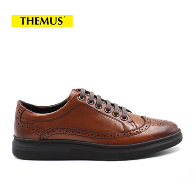 

THEMUS Oxford Flats Mens Shoes Retro Series 6A03-18
