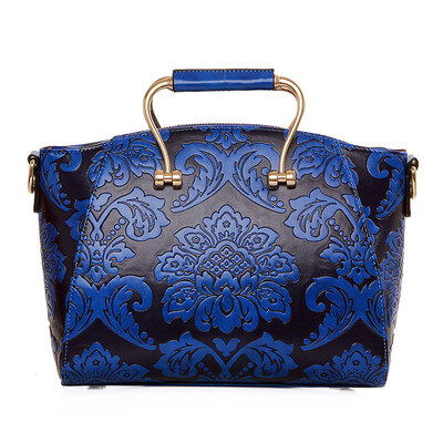 

Fashion women handbags flowers pattern shoulder bag stereotypes embossing lady messenger bag high quality female tote bags