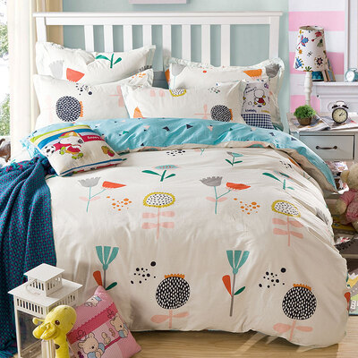 

YINGXIN cotton bed setbed kit duvet coverfitted sheetpillow case