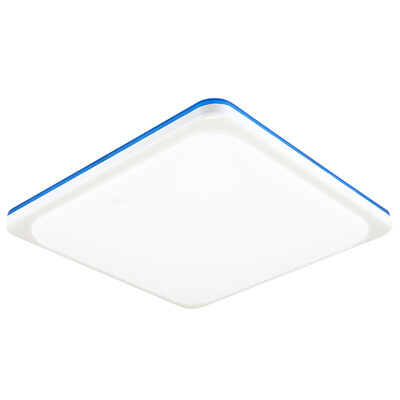 

Foshan Lighting FSL LED Ceiling Light Square Modern Simple Living Room Light Three-color Dimming 35W Yaxin Blue