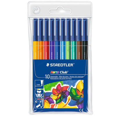 

Staedtler 326WP10 children&39s student watercolor pen -10 color equipment