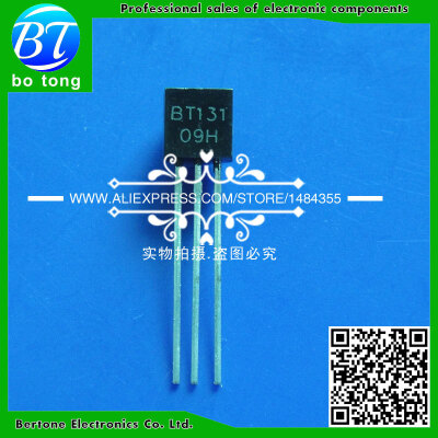 

20PcsLot Triode BT131 BT131-600 Triac 600V 1A TO-92 Transistor