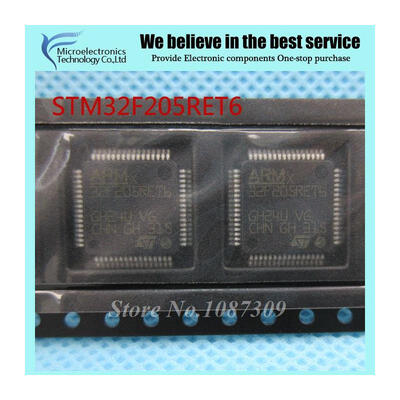 

10pcs free shipping STM32F205RET6 STM32F205 32F205RET6 32F205 LQFP-64 ARM Microcontrollers - MCU 32BIT 512kB New original
