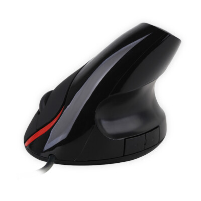 

Kyrgyzstan GESOBYTE M102 Wired Vertical Mouse Black Ergonomic Vertical Mouse Personality Vertical Grip