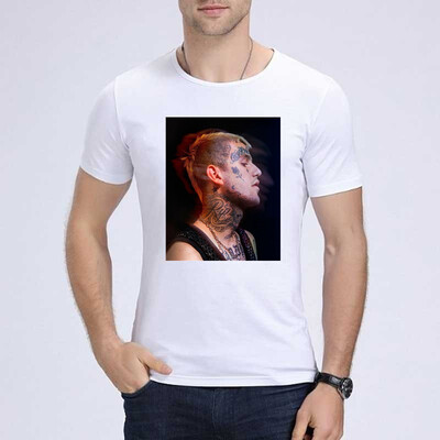 

HenReat высококачественный шелк хлопок Lil Peep мужчины Короткий рукав печатать футболку