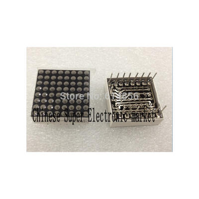 

20PCS 8x8 20mmx20mm Dot Matrix 19mm Common Anode Red