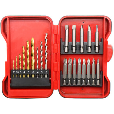 

Forgestar 22 bit bit set woodworking twist drill concrete construction drill word cross bit