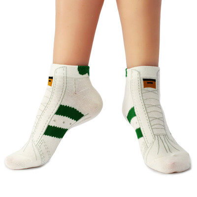 

Розовые носки Японский импорт двойной линии Японская спортивная обувь носки зеленый