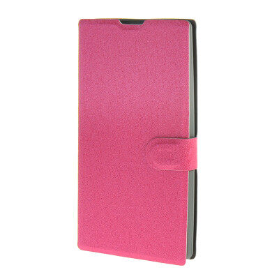 

MOONCASE LG MAGNA , Leather Wallet Flip Card Holder Pouch Stand Back Case Cover for LG MAGNA Hot pink