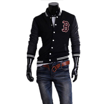 

Zogaa New Mens Jacket Pure Cotton Stand Collar Baseball Clothes