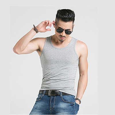 

2018 Summer New Mens Vest Sport Bodybuilding Slim Mens Vest