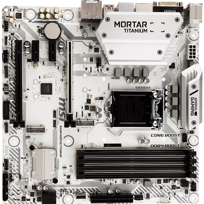 

MSI B360M MORTAR TITANIUM Titanium Edition Игровая материнская плата «Chicken» (Intel B360 / LGA 1151)