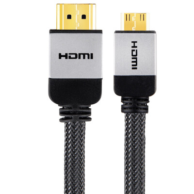 

Fergie Kappa (cabos) F00350105 mini hdmi turn hdmi line маленький поворот большой стандартный кабель передачи Планшетный ПК HD линия 1,5 м