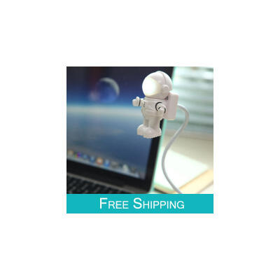 

Free ShippingCreative astronaut LED light Lamp Flexible Gadget Computer Usb Led Lamp for Notebook Laptop Keyboard