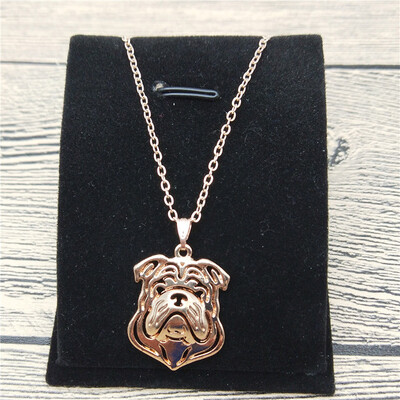 

New English Bulldog Necklace Trendy Style English Bulldog Pendant Necklace Women Pet Jewellery Fashion Animal Dog Jewellery