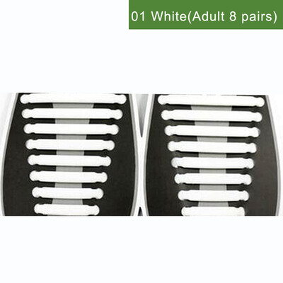 

JUP 1 Set 16 Pcs New Women Men No Tie Shoelaces All Sneakers Applicable Shoelaces Elastic Silicone Shoelaces Sneakers Fit Belt