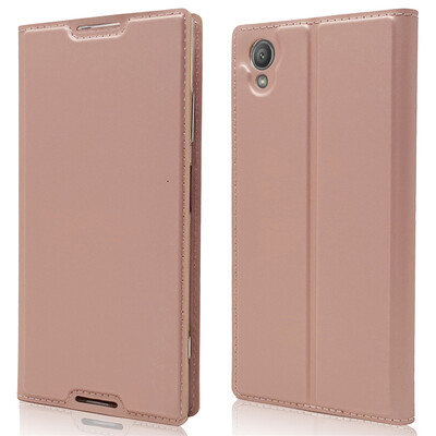 

Роскошный чехол для кошелька для Sony Xperia XA1 Plus Высококачественная искусственная кожа с флип-крышкой Kickstand Anti-shock Full Protection