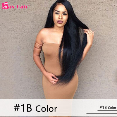 

Silky Straight Lace Front Wig For Black Women Glueless Lace Front Wigs Human Hair With Baby Hair In Stocked 150 Density Zax Hair