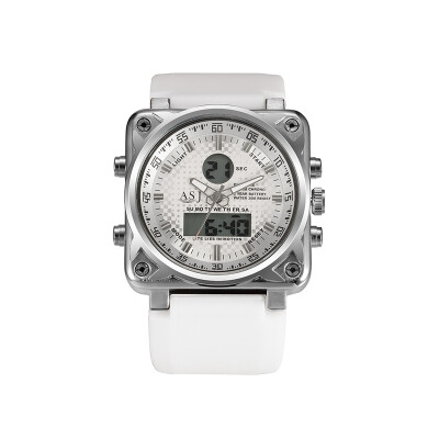 

NEW Outdoor Multi-function Watch Digital Analog Day Alarm Stainless Steel