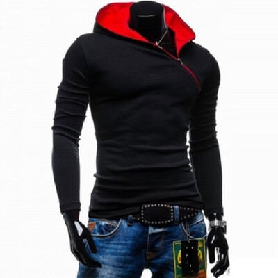 

Zogaa New Mens Hoodie Pure Color Slim