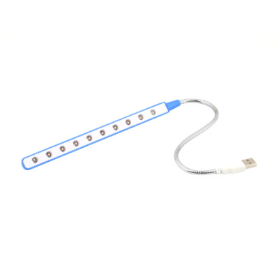 

Portable Flexible USB 10 LED Lamp Light Bulb Desk Reading for Laptop Notebook