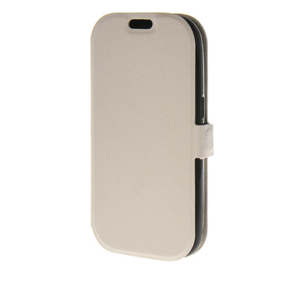 

MOONCASE Cross pattern Flip Pouch Leather Wallet Slim Stand чехол для Samsung Galaxy Ace 4 SM-G357 SM-G357FZ White