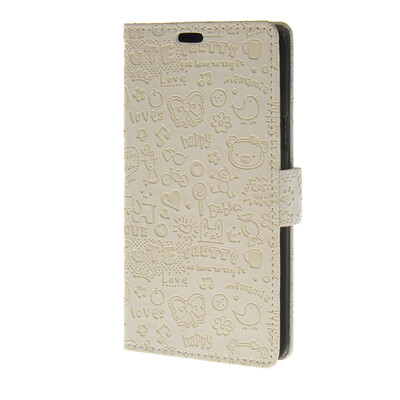 

MOONCASE Magic Girl lovely Flip Pouch Card Holster PU Leather Wallet чехол для Samsung Galaxy J5 White