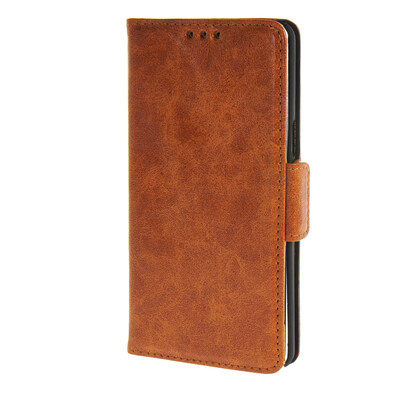 

MOONCASE Case for Samsung Galaxy A5 Case Wallet Card Slot with Kickstand Flip Leather Back Case Cover Brown