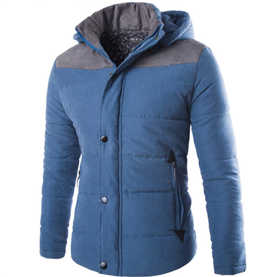 

Zogaa New Mens Cotton-padded Clothes Thickened Warm Fashion Hooded Coat